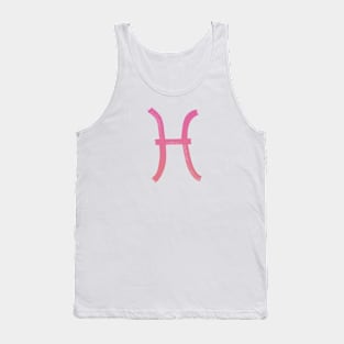 Pink Pisces Gradient Tank Top